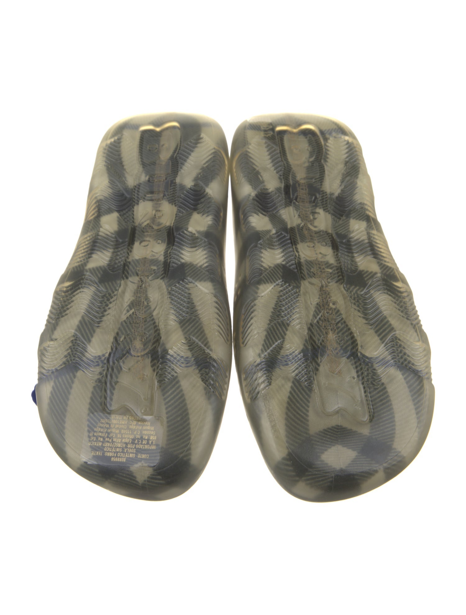 Burberry Rubber Printed Mules